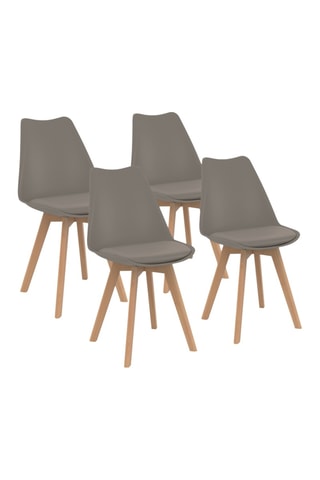 4 chaises Nordia - 46 x 40 x 45 cm