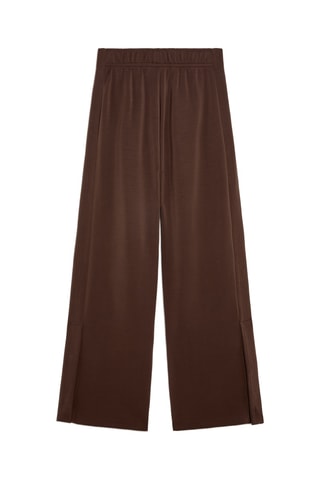 Pantalon wide legs - Marron