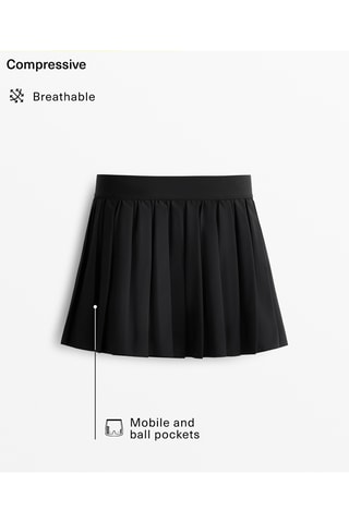 Jupe plissée - Noir