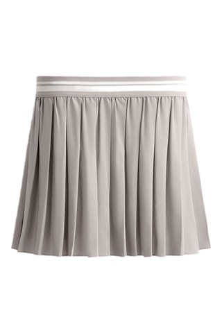 Jupe plissée - Gris