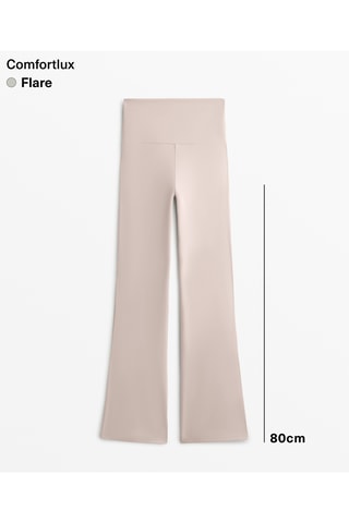 Pantalon flare - Beige