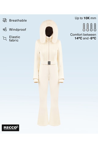 Combinaison à capuche - Crème