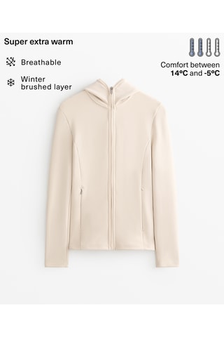 Veste à capuche - Beige