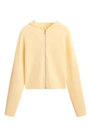 Gilet à capuche - Jaune pâle