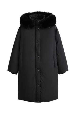 Parka à capuche - Noir