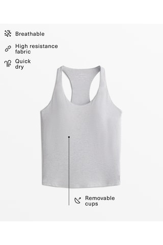 Débardeur - Gris chiné