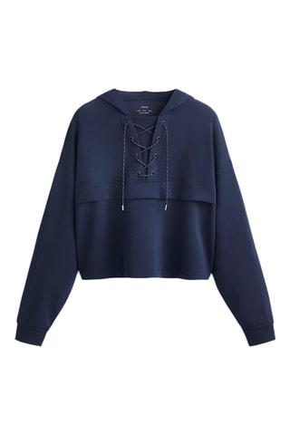 Sweat à capuche - Bleu marine