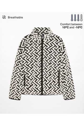 Veste - Blanc et noir