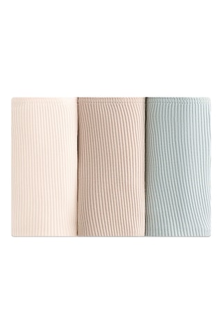 3 culottes - Beige et rose