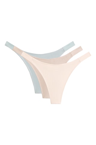 3 strings - Beige et marron clair