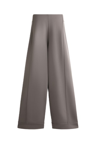 Pantalon wide legs - Gris