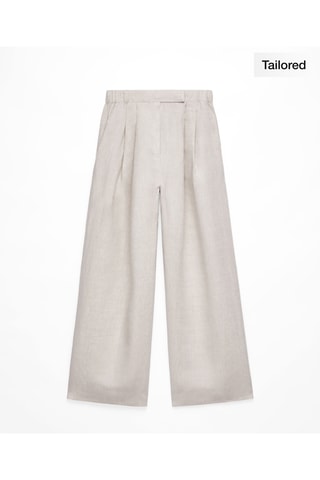 Pantalon en lin - Beige