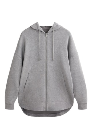 Sweat oversize à capuche - Gris