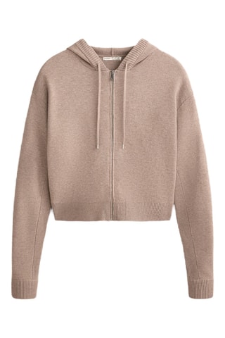 Gilet à capuche - Taupe