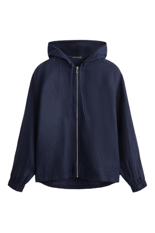 Veste en lin - Bleu marine