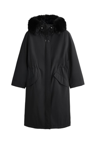 Parka à capuche - Noir