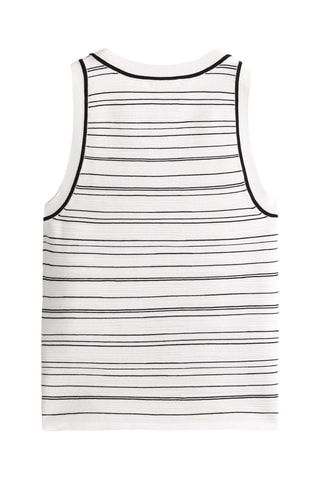 Débardeur - Blanc et noir