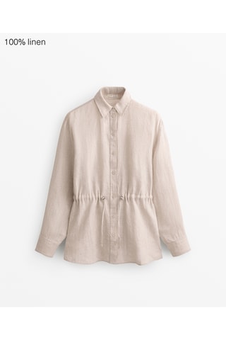 Chemisier en lin - Beige