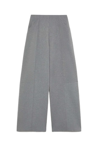 Pantalon wide legs - Gris