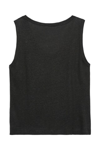 Débardeur en lin - Noir