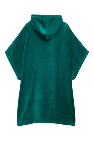 Poncho en velours - Vert