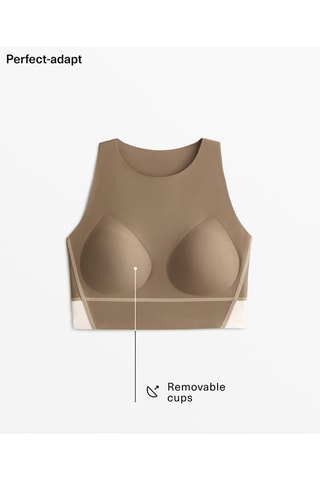 Brassière de sport - Marron