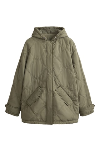 Doudoune à capuche - Kaki