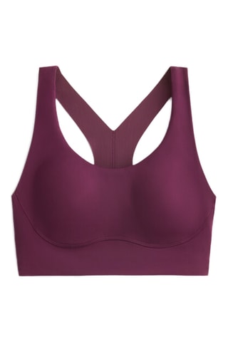 Brassière de sport push-up - Bordeaux