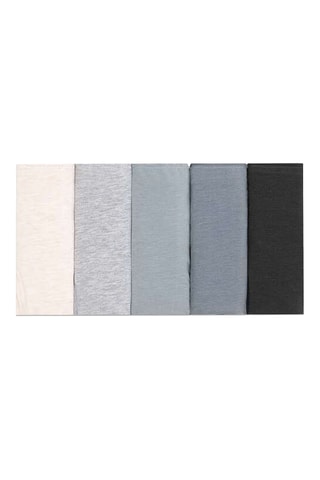 5 culottes - Beige et gris clar