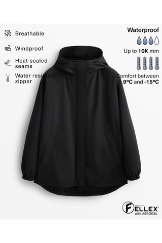 Imperméable à capuche - Noir