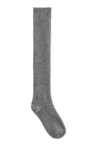 Chaussettes en cachemire et laine - Gris