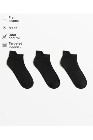 3 paires de socquettes - Noir