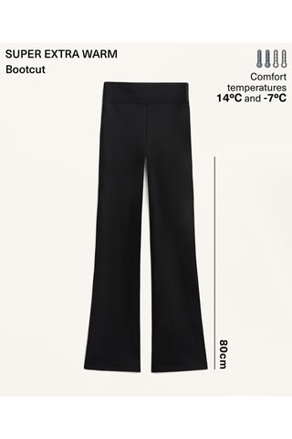 Pantalon bootcut - Noir