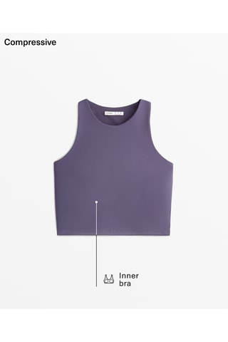 Crop top push-up - Violet