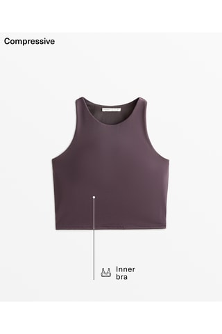 Crop top push-up - Violet