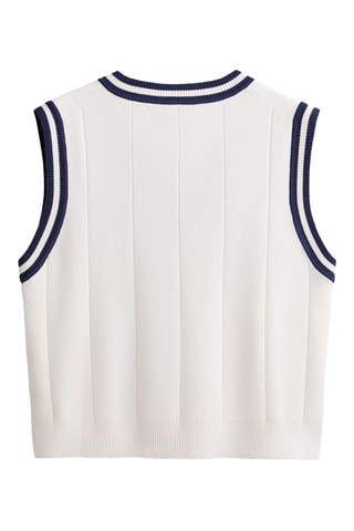 Gilet sans manches - Blanc