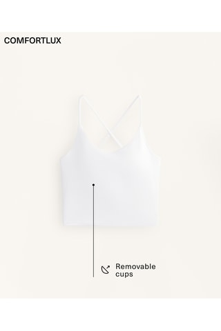 Crop top push-up - Blanc