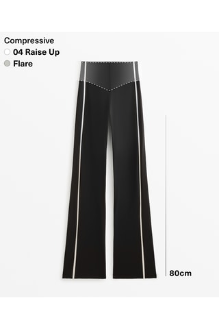 Pantalon flare - Noir