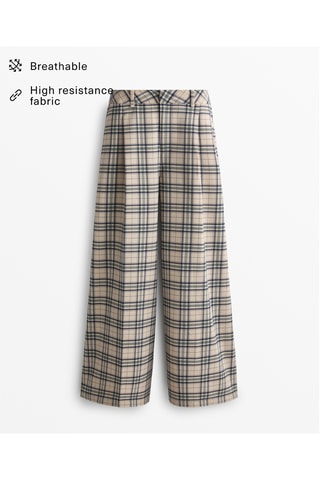 Pantalon wide legs - Beige