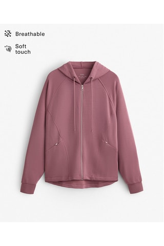 Sweat à capuche - Rose