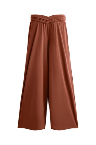 Pantalon palazzo - Marron