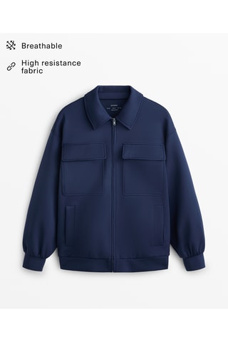 Blouson oversize - Bleu marine
