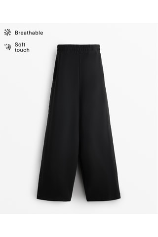 Pantalon wide legs - Noir