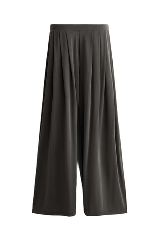 Pantalon palazzo - Gris foncé
