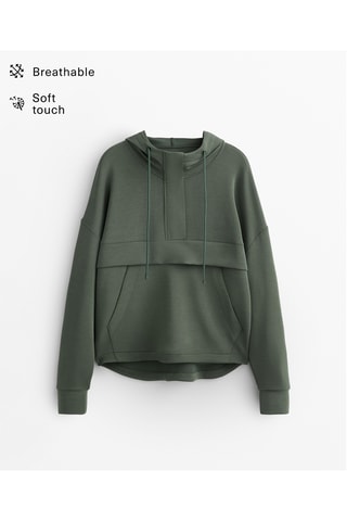 Sweat à capuche - Vert