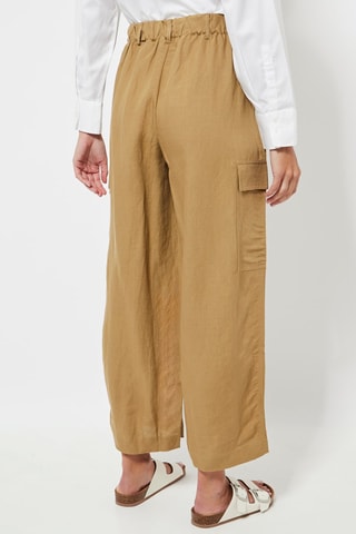 Pantalon straight cargo - Beige