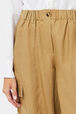 Pantalon straight cargo - Beige