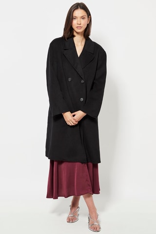 Manteau en laine - Noir