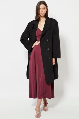Manteau en laine - Noir