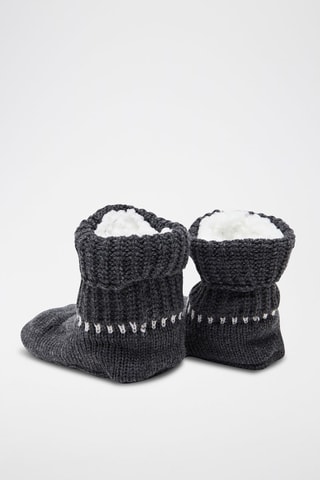 Chaussons fourrés - Anthracite